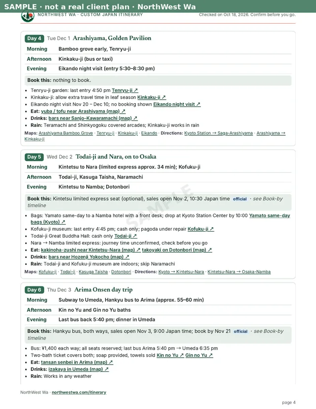 Sample PDF page 4: another day page